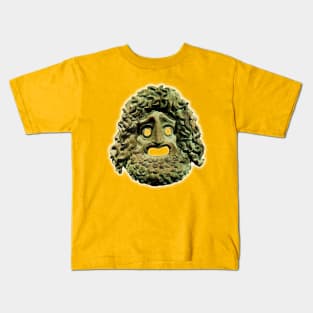 Greek theatrical mask Kids T-Shirt